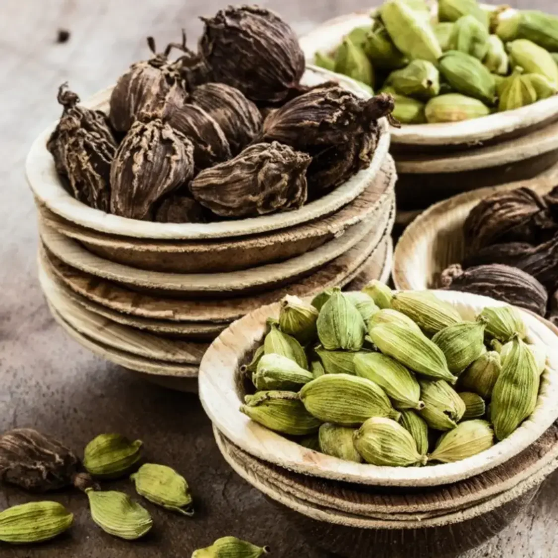 black green cardamom